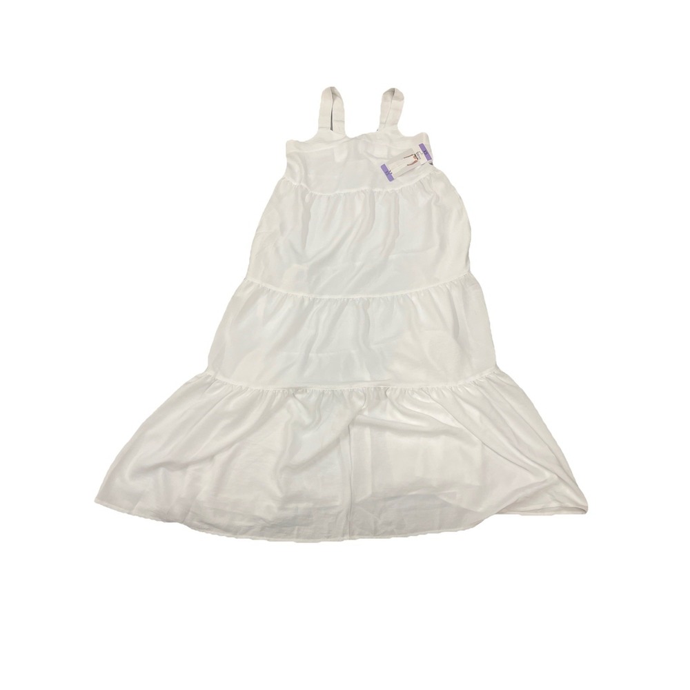 NWT‎ Women's FELINA White Sleeveless Maxi Summer Dress Size XS